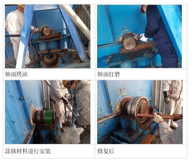 Kaiyun 开云物料提升机传动侧轴承位磨损修复到底需不需要复合材料修复？